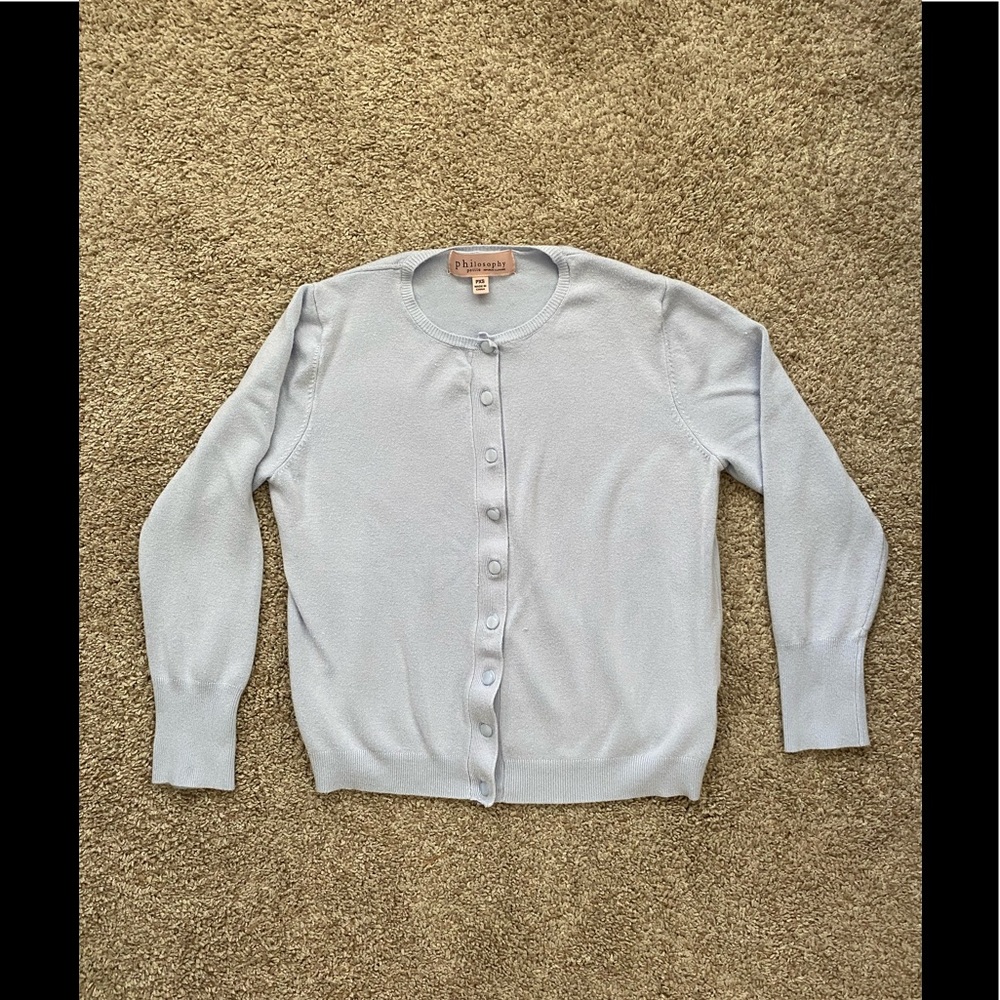 Philosophy cardigan